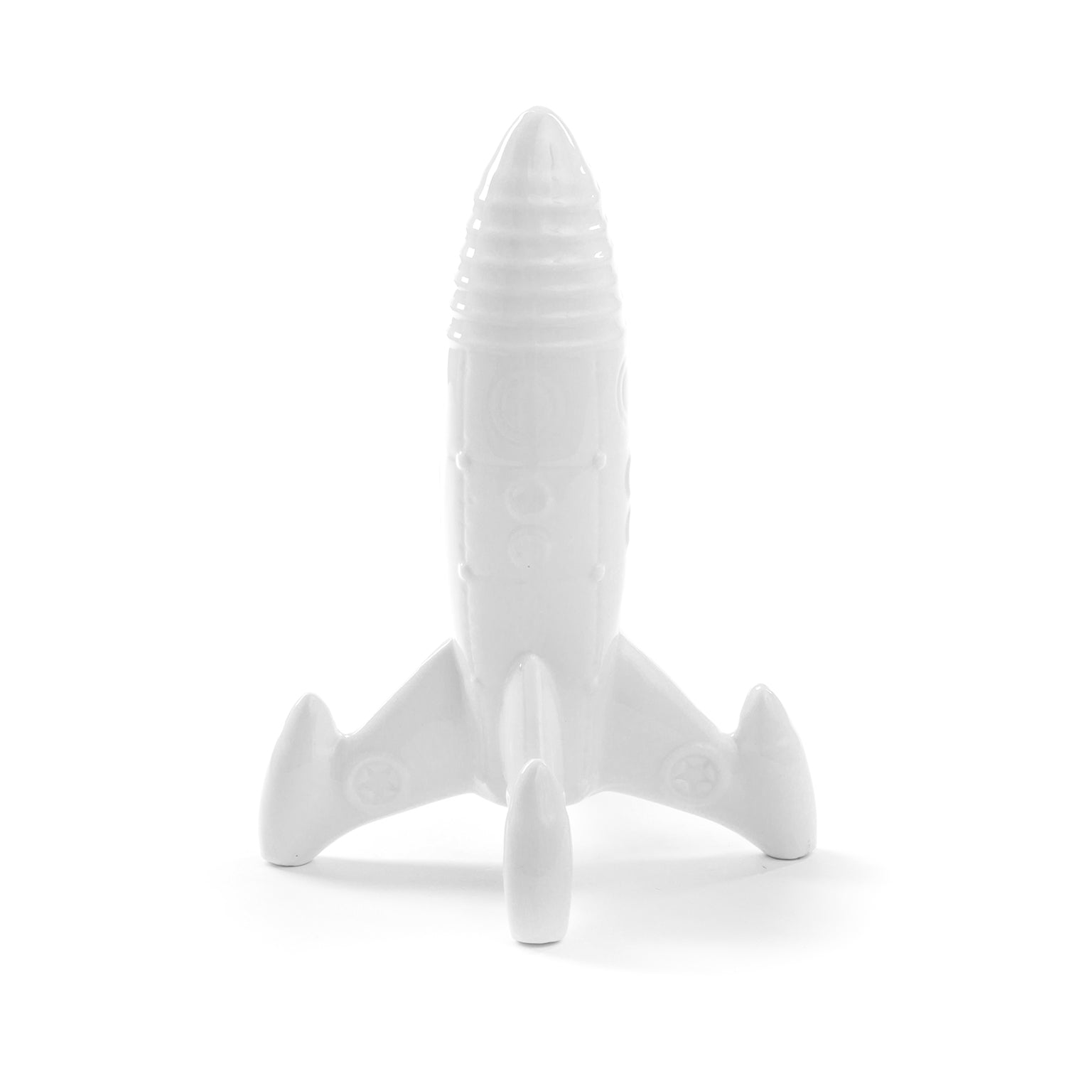 Spaceship - White Porcelain Object
