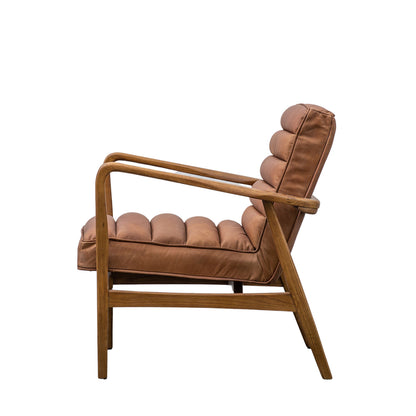 Tate Armchair - Vintage Brown Leather