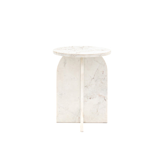 Bowie Side Table:- White