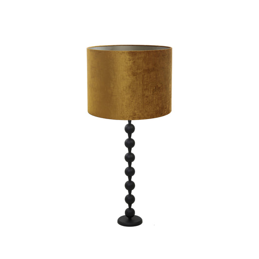 Lamp With Gold Shade