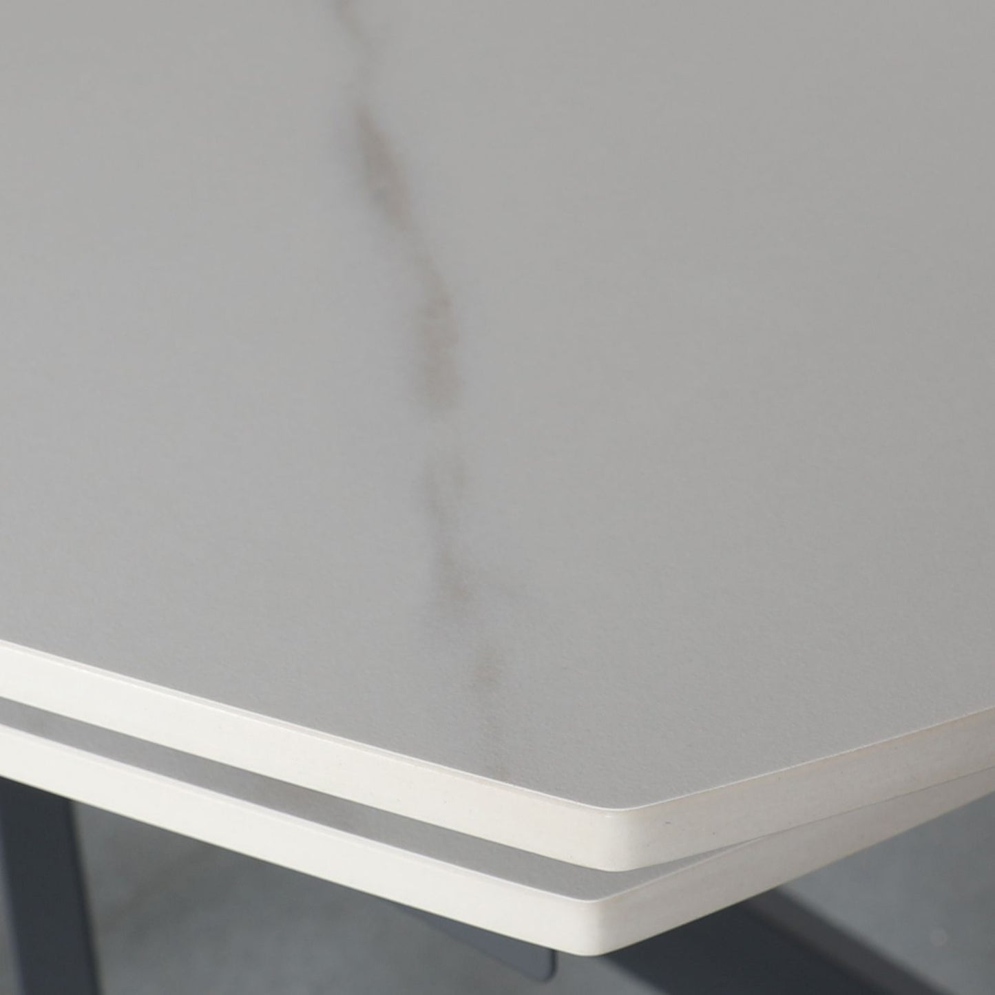 Sintered White Stone Dining Table - 140-200cm Extending
