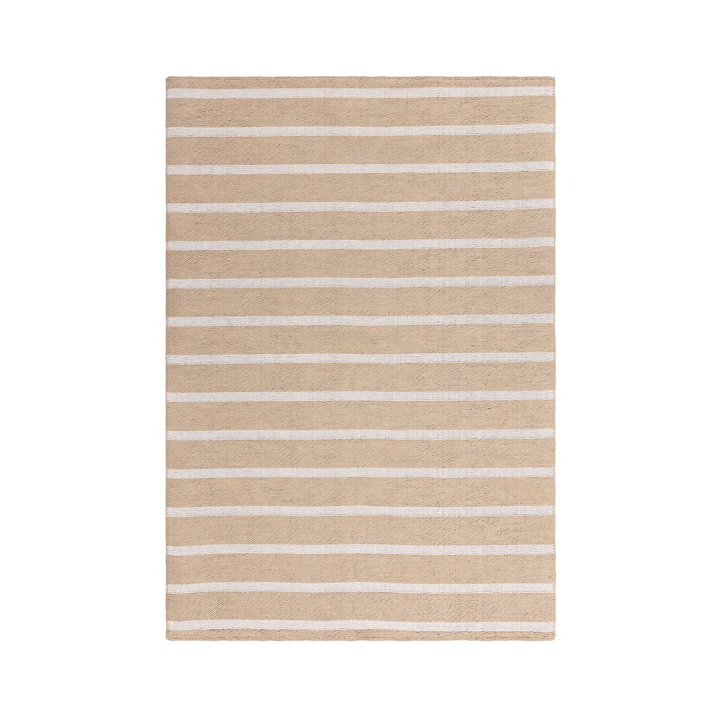 Global Floor Rug - Cream Stripe