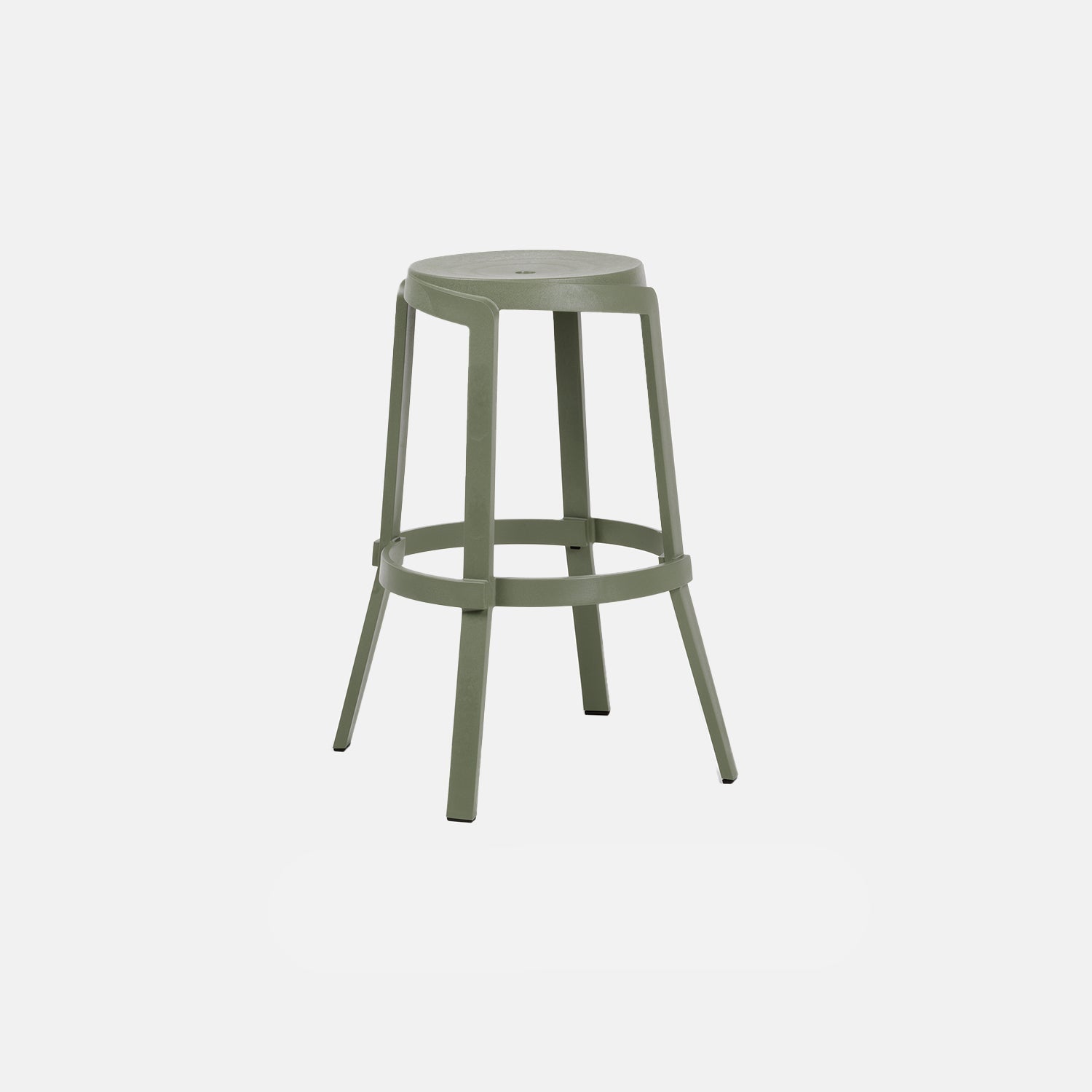Maxi Stack Stool Nardi Outdoor Recycled Plastic Vintage