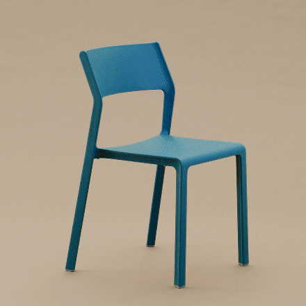 Trill Armless Chair By Nardi - Set of 2