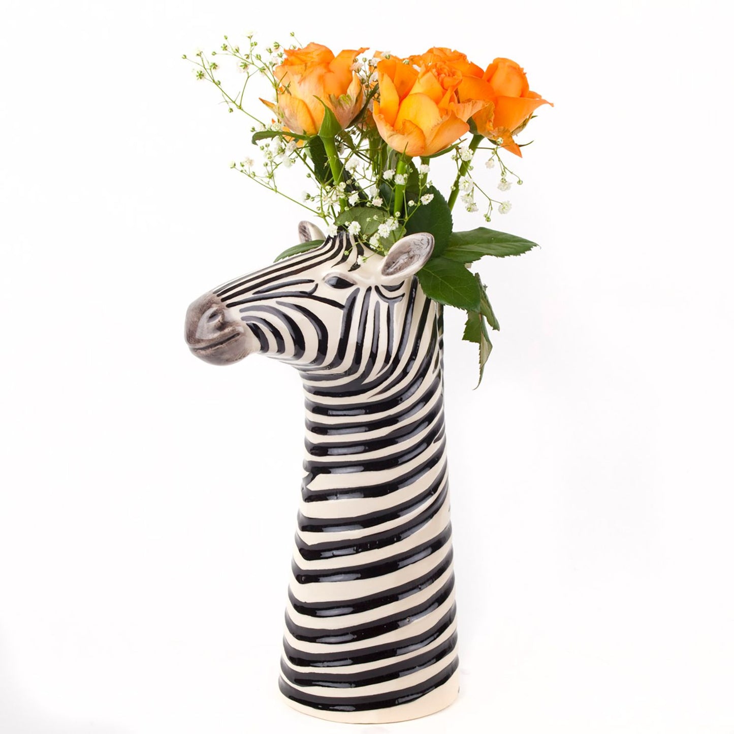 Zebra Flower Vase - Large