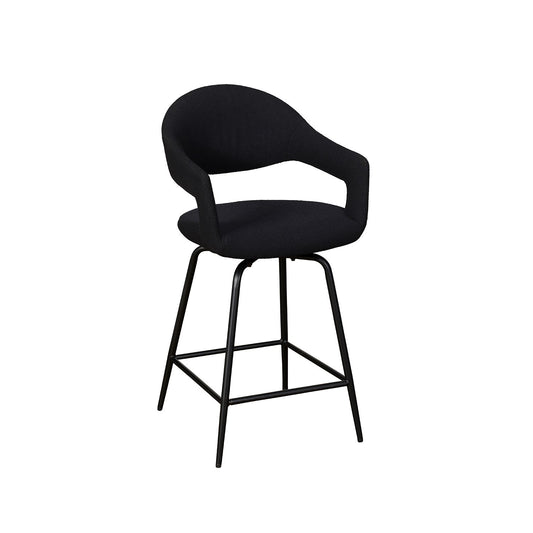 Delphine Counter Chair - Black