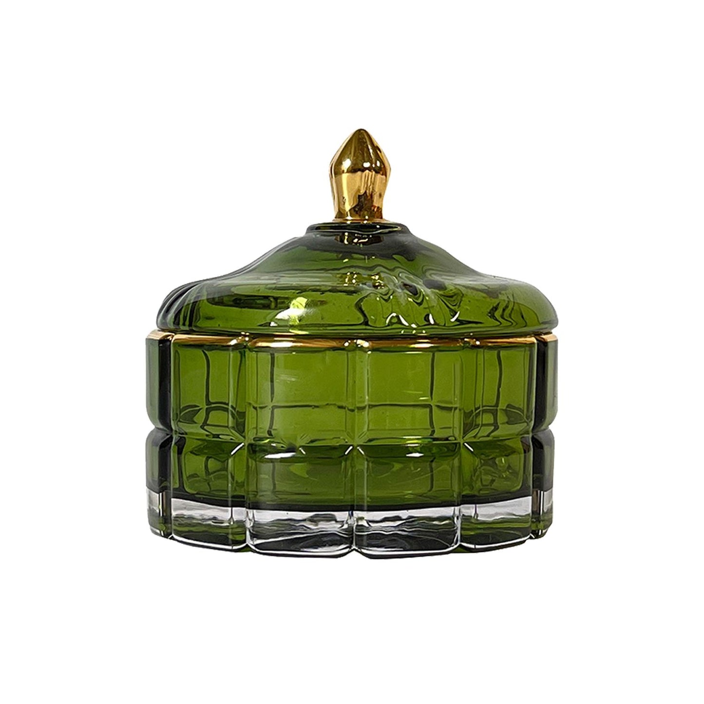 Green - Glass Jars with Lid