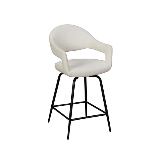 Delphine Counter Chair - White