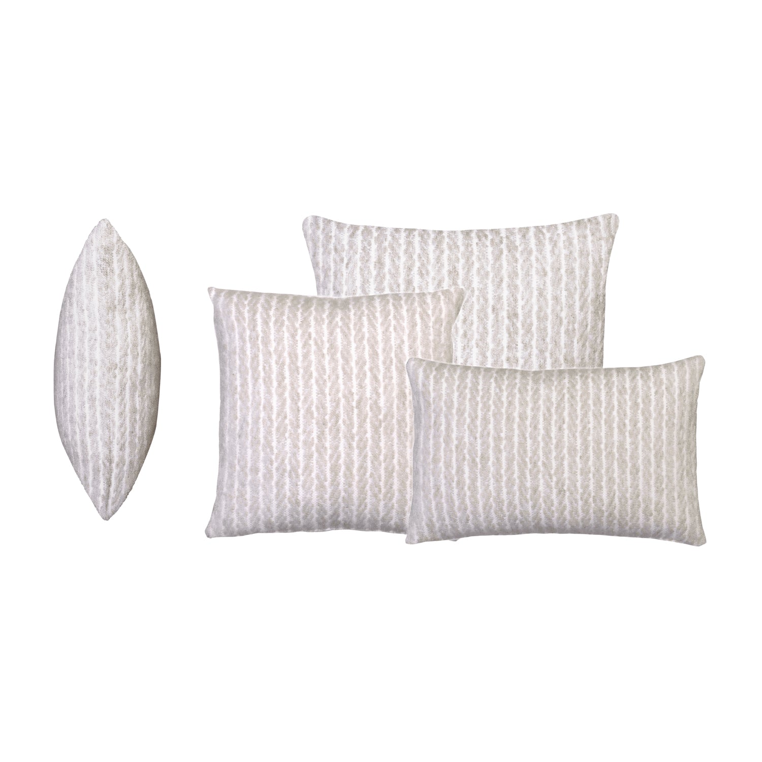 Braid Cream Scatter Cushion - Medium