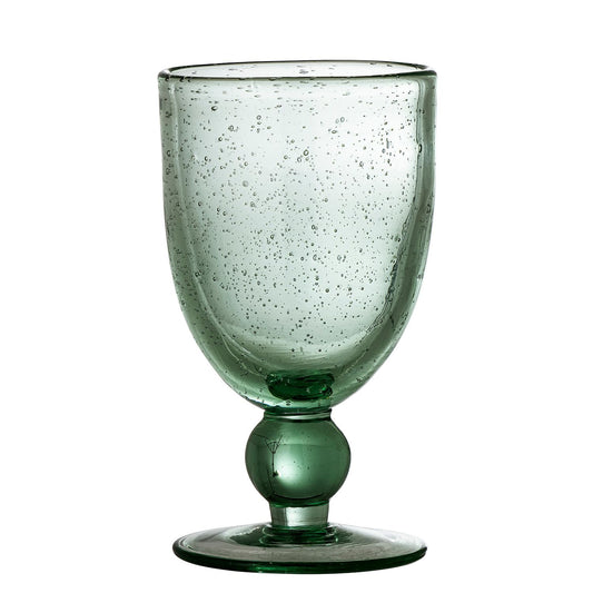 Manela Wine Glass - Green Glass