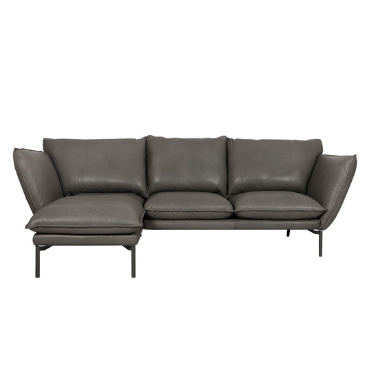 Corner 1 - Standard Leather Sofa - Flump
