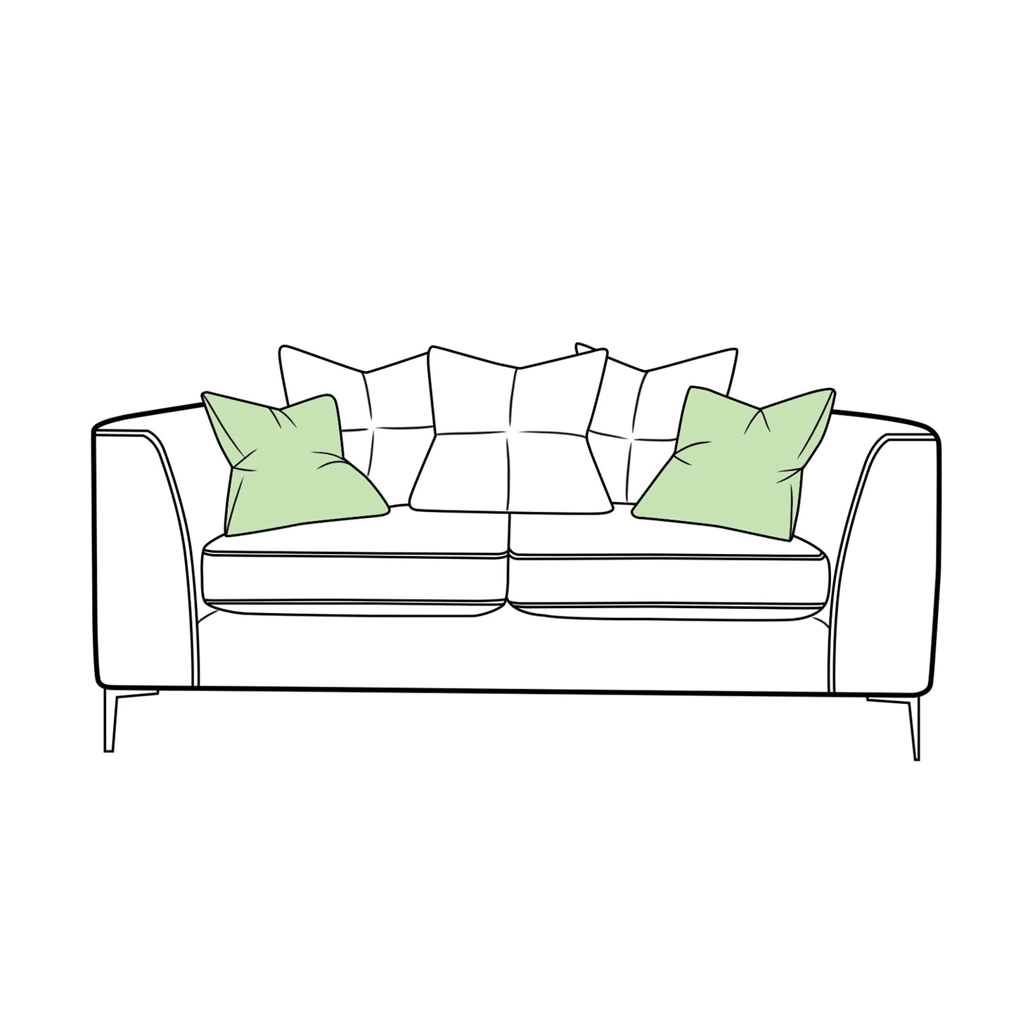 Finley Sofa - Small Scatter Back