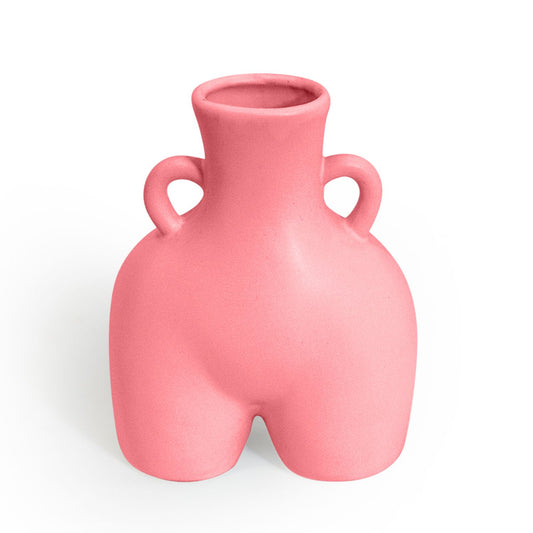 Small Love Handles Booty Vase - Pink