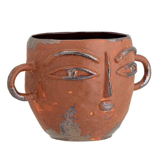Flowerpot - Brown Stoneware