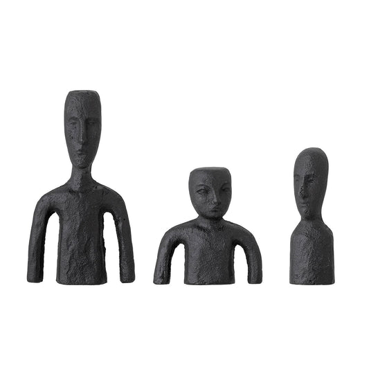Rhea Set of 3 Metal Figures - Black