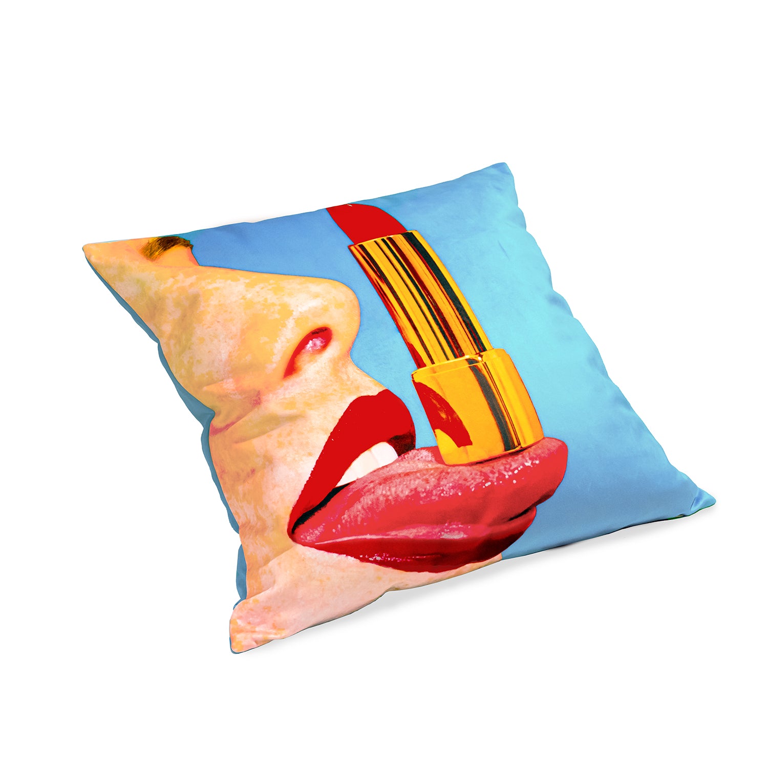  Tongue Cushion Cover - Blue