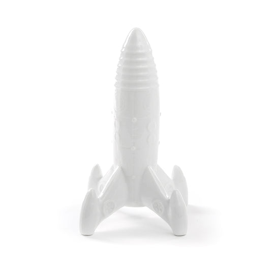 Spaceship - White Porcelain Object