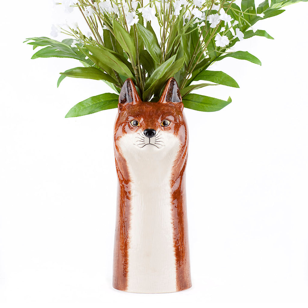 Fox Flower Vase