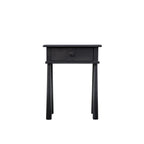 Shaker 1 Drawer Bedside - Black