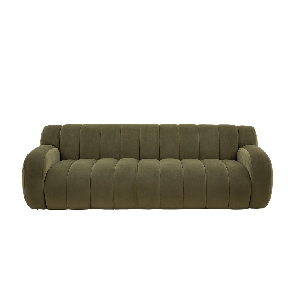 Elsa 3 Seater Sofa - Moss
