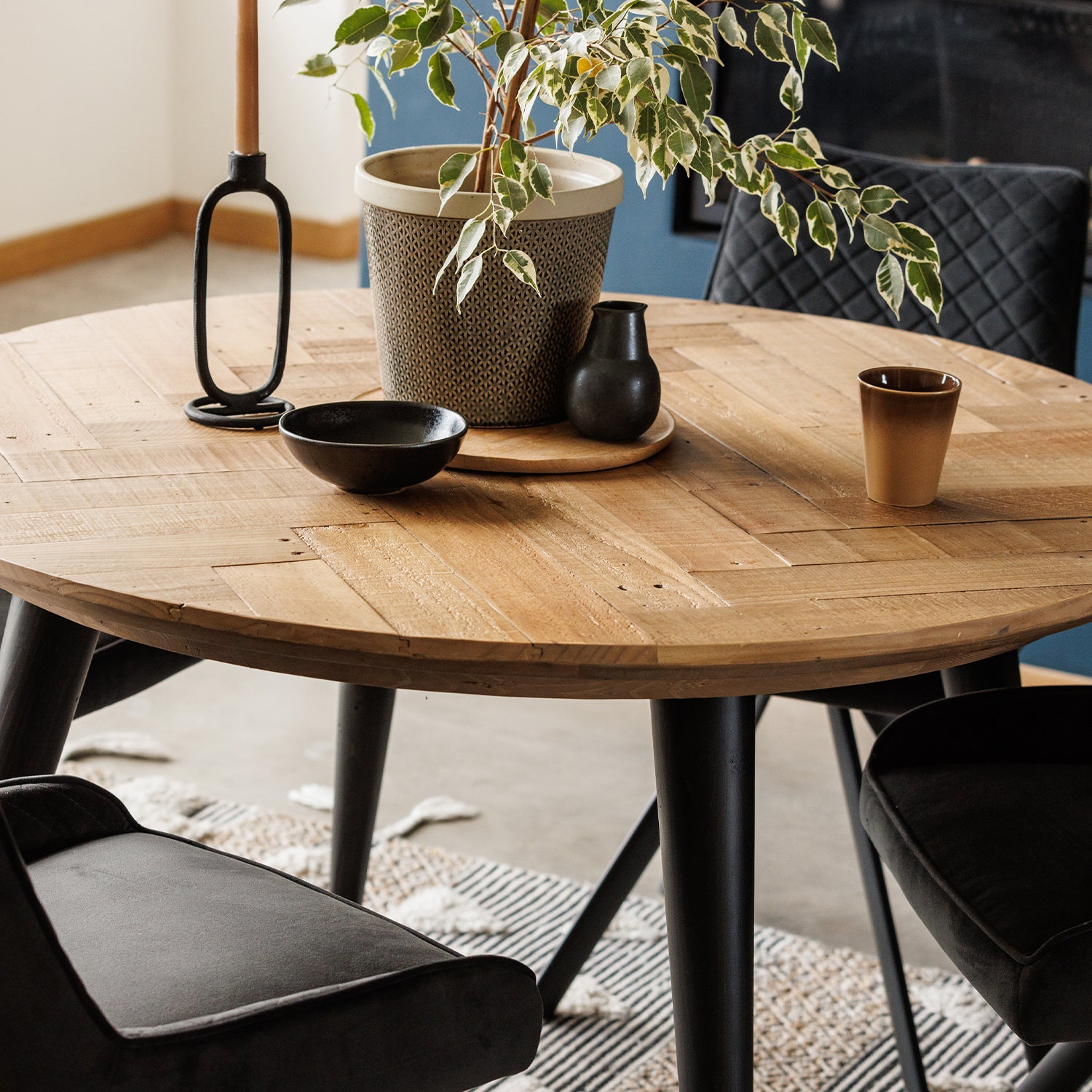 Carmen Round Dining Table - 120cm – BF Home