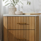 St Agnes 2 Drawer Bedside