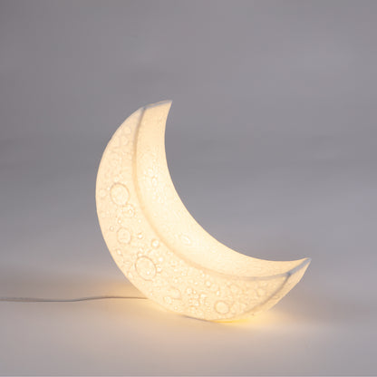My Tiny Moon - Porcelain Lamp