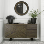 Phoenix Fumed Oak Sideboard - Wide
