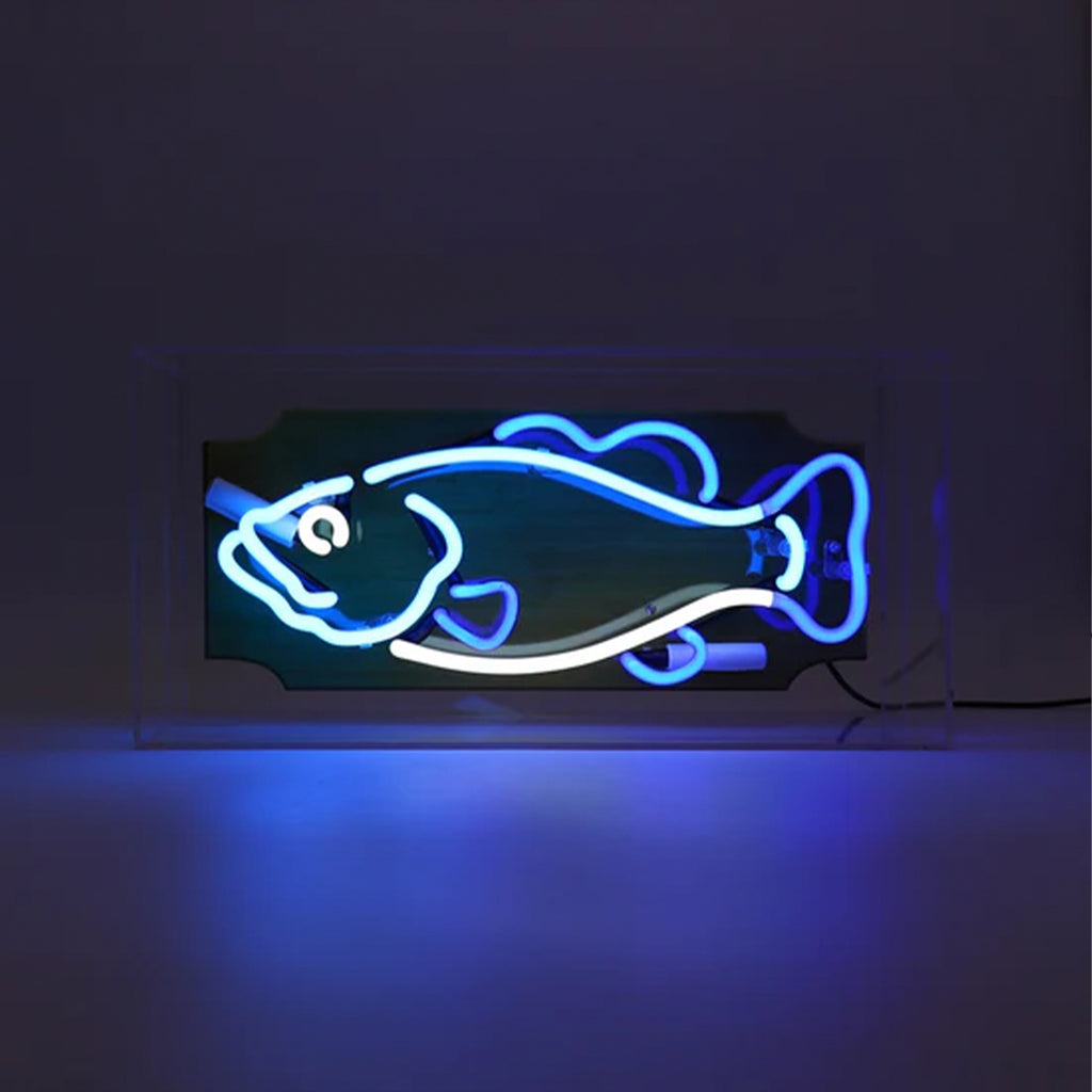Trophy Fish Neon Light - Blue