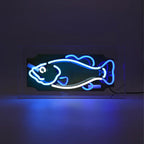Trophy Fish Neon Light - Blue