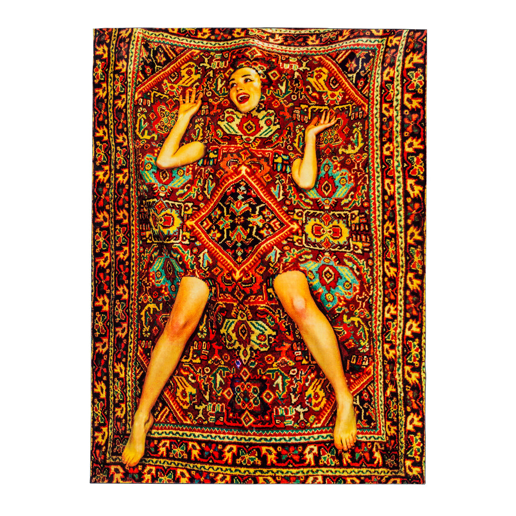 Lady On Carpet Rug - 200x280