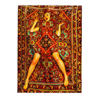 Lady On Carpet Rug - 200x280