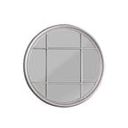 Round Window Mirror - Silver