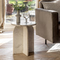 Bowie Side Table:- White