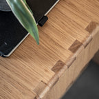 Maurice 1 Drawer Bedside:- Natural