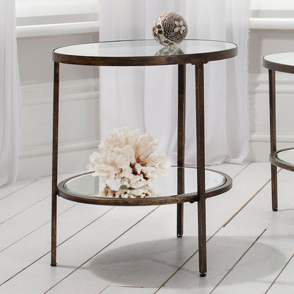 Jude Side Table:- Bronze