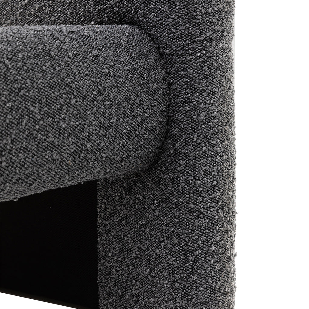 Amia 5ft Kingsize Bed - Charcoal