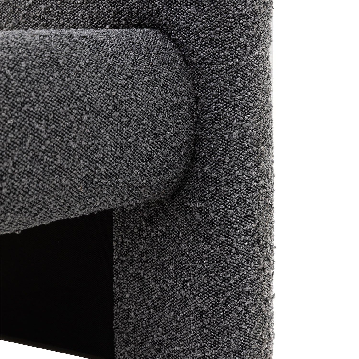 Amia 5ft Kingsize Bed - Charcoal