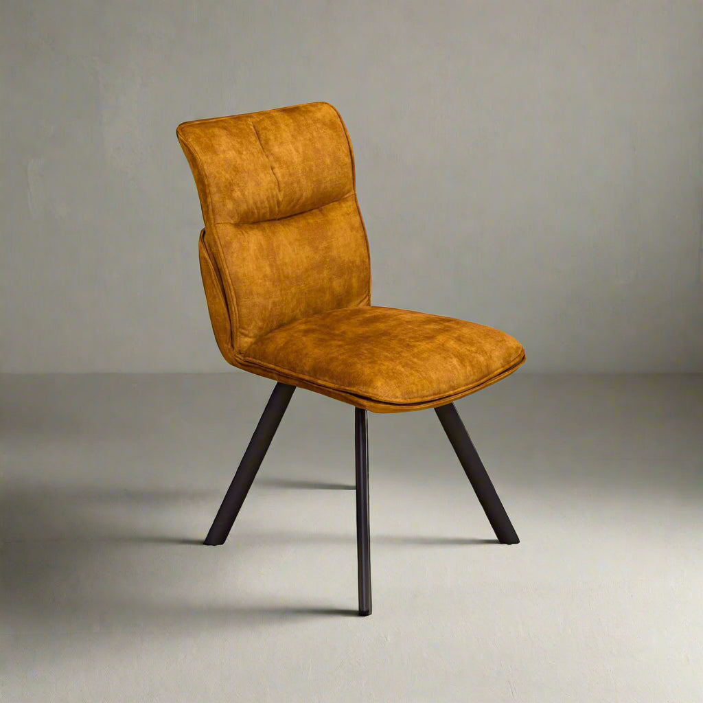 Valetta Dining Chair, Set Of 2 - Caramel