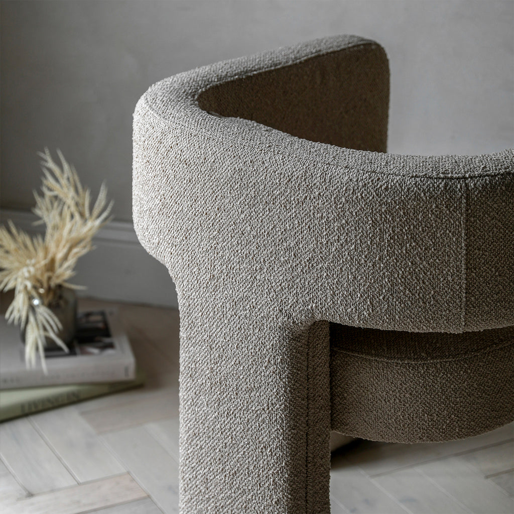 Farrah Armchair:- Taupe