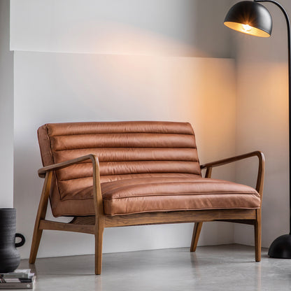 Tate 2 Seat Sofa - Vintage Brown Leather
