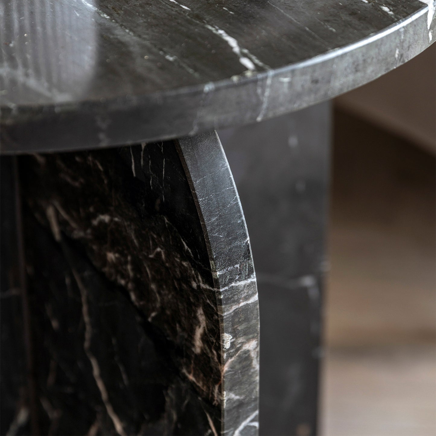 Bowie Side Table:- Black