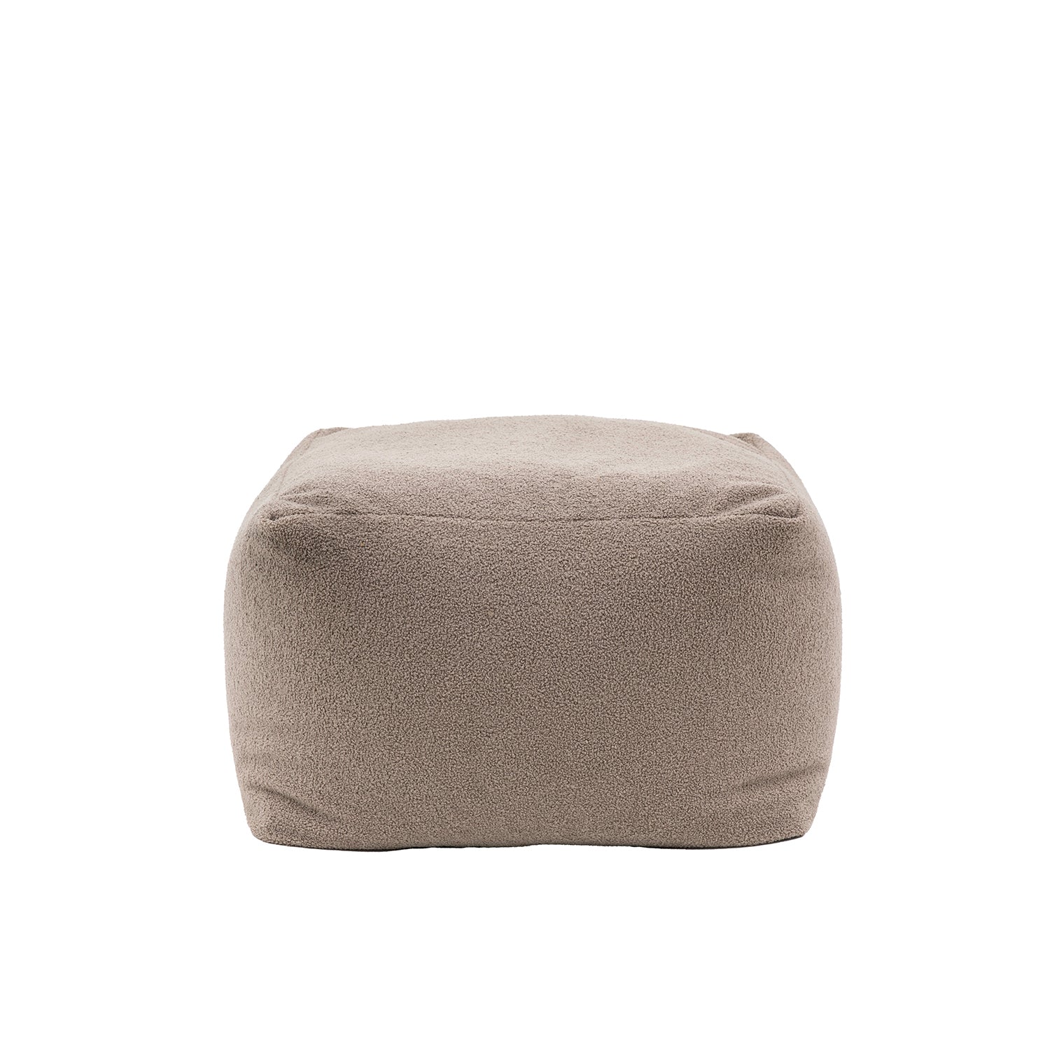 Rya Boucle Pouffe:- Brown
