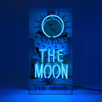 The Moon Neon Light - Blue