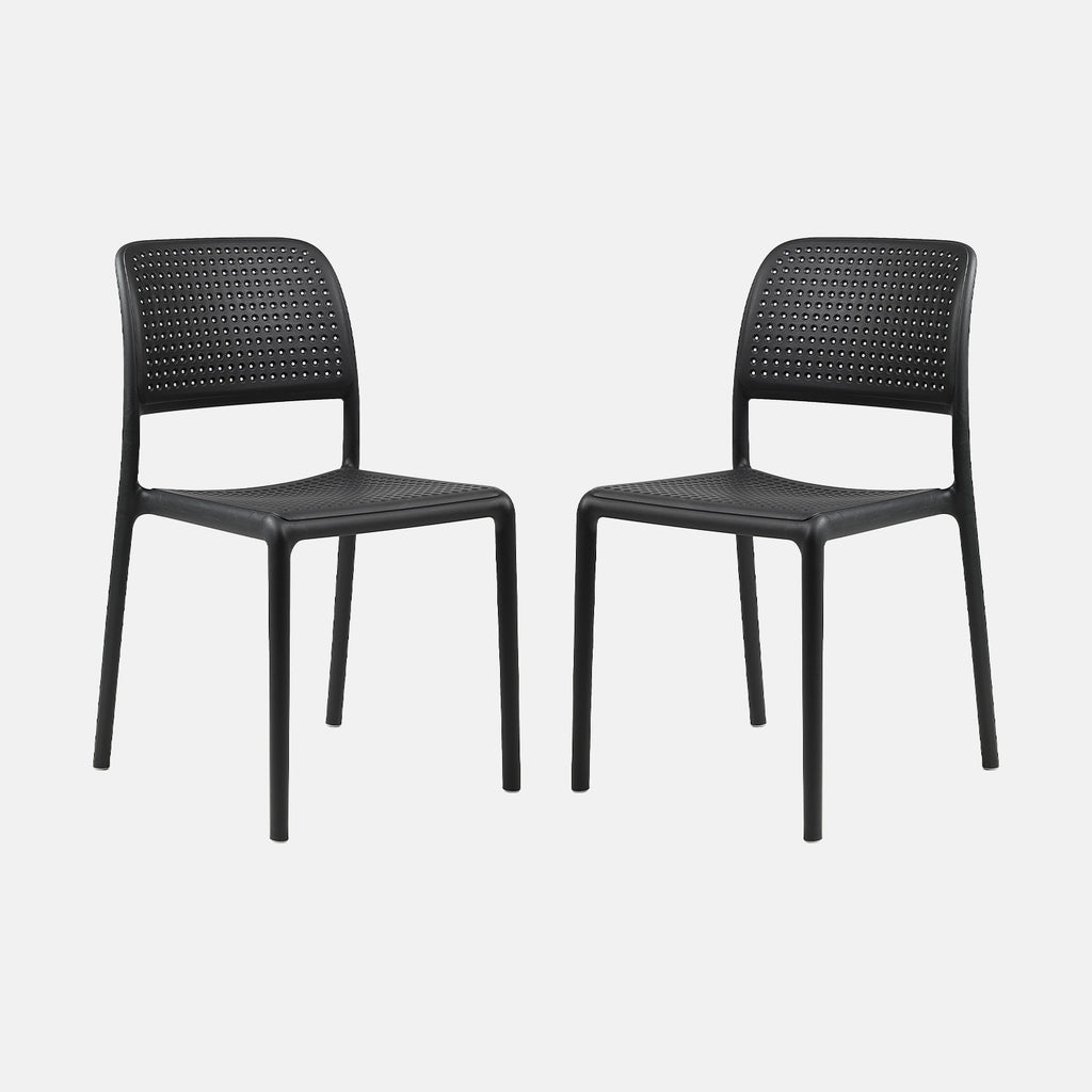 Bora Armless Chair By Nardi - Set Of 2