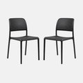 Bora Armless Chair By Nardi - Set Of 2