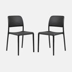 Bora Armless Chair By Nardi - Set Of 2