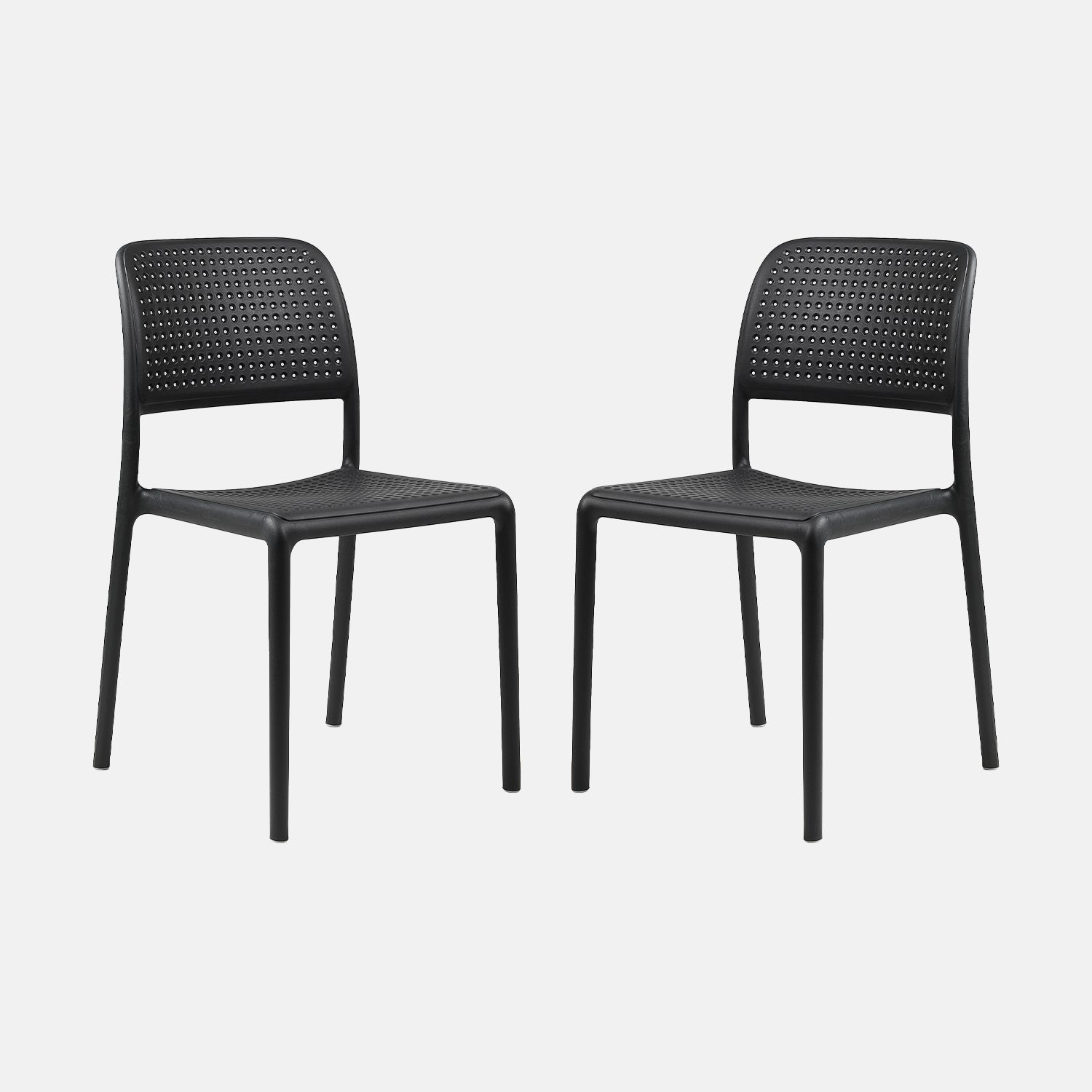 Bora Armless Chair By Nardi - Set Of 2