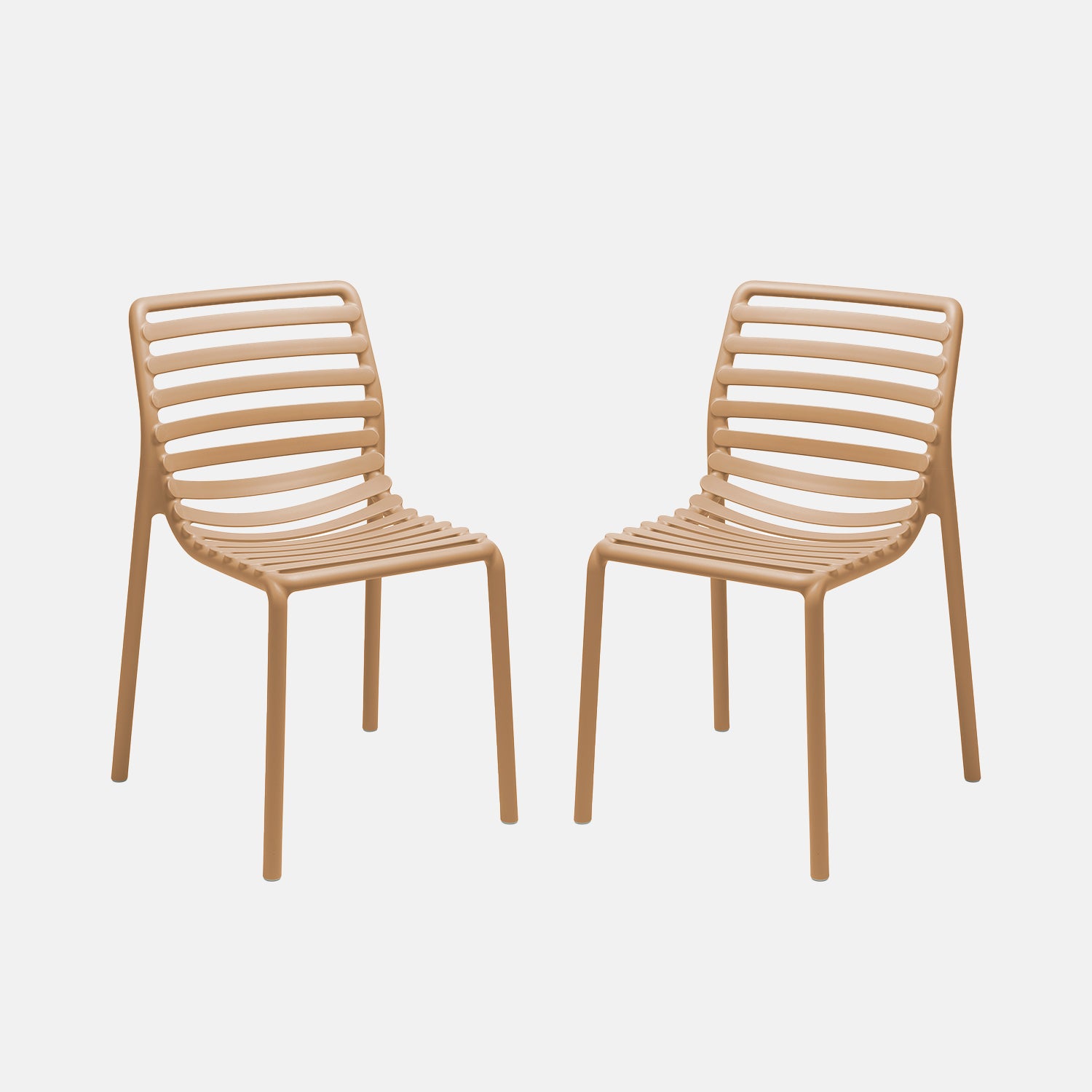 Doga Armless Chair By Nardi - Set Of 2