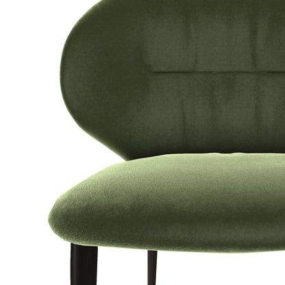 Drop Chair By Bontempi Casa - Supreme Velvet Moss